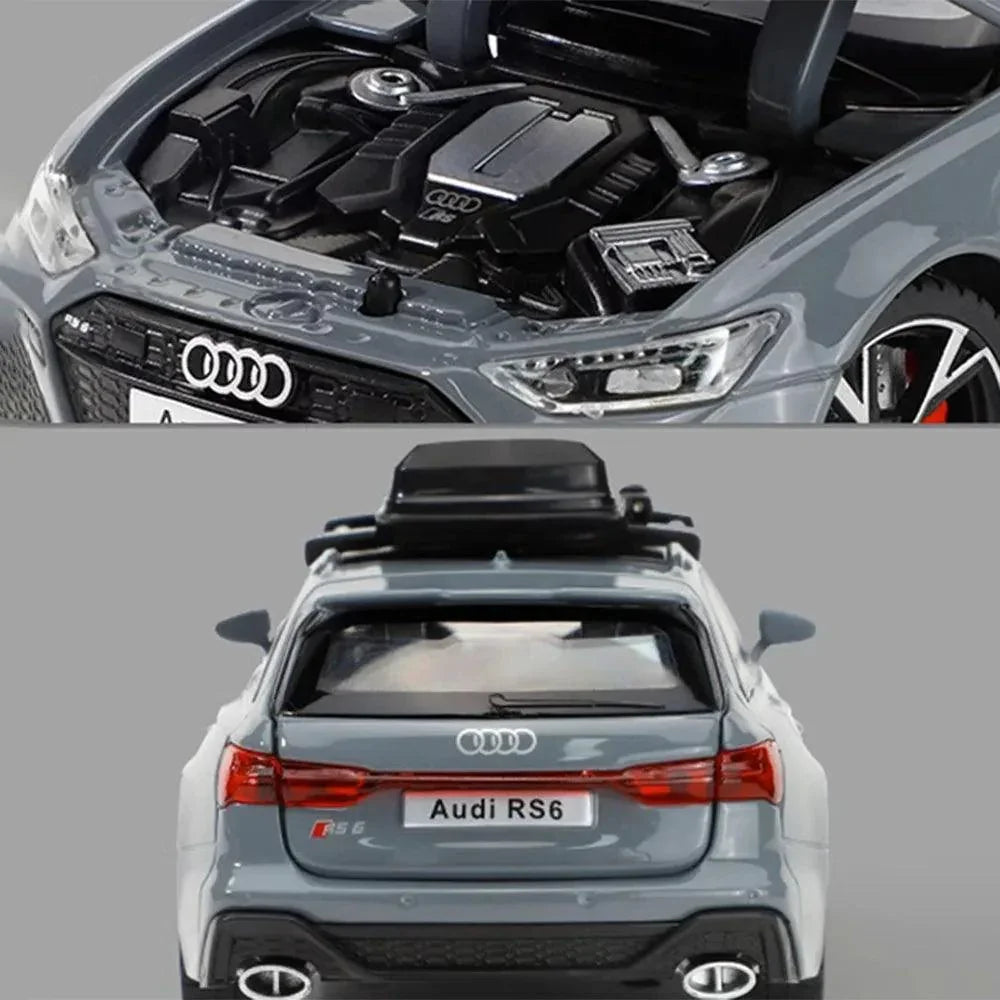 Miniatura Carro Audi RS6 Metal, Escala 1/32 5