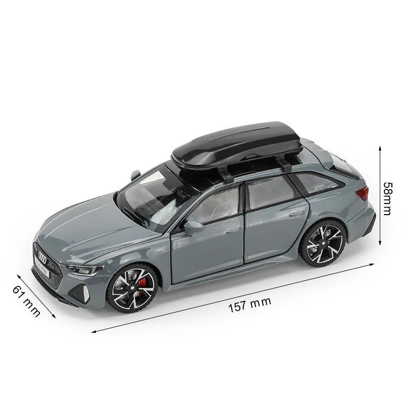 Miniatura Carro Audi RS6 Metal, Escala 1/32 10