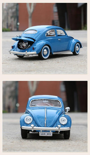 Miniatura Volkswagen Fusca 1955 Clássico, Escala 1:18 - Edição Limitada