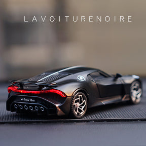 Miniatura Carro Bugatti La Voiture Noire Escala 1:32, Ultra Detalhada, Metal - Edição Limitada