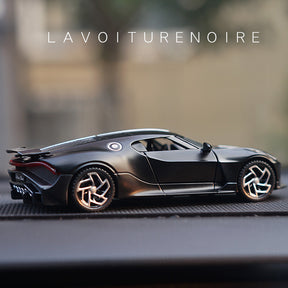 Miniatura Carro Bugatti La Voiture Noire Escala 1:32, Ultra Detalhada, Metal - Edição Limitada