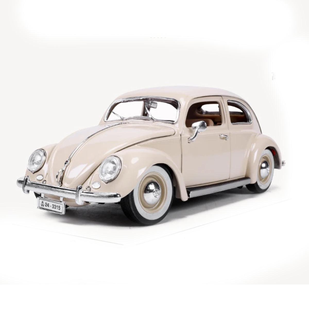 Miniatura Volkswagen Fusca 1955 Clássico, Escala 1:18 - Edição Limitada