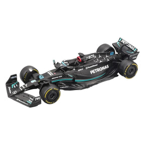 Miniatura Mercedes-AMG Petronas F1 Team W14 2023, Escala 1:43, #44 Hamilton, #63 George Russell