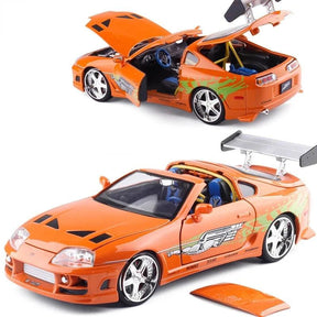 Miniatura Toyota Supra 1995 Brian, Velozes e Furiosos Escala 1:24