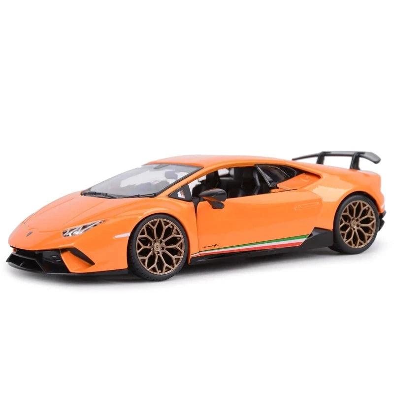 Miniatura Lamborghini Huracan STO Performante Sports, Laranja 1:24