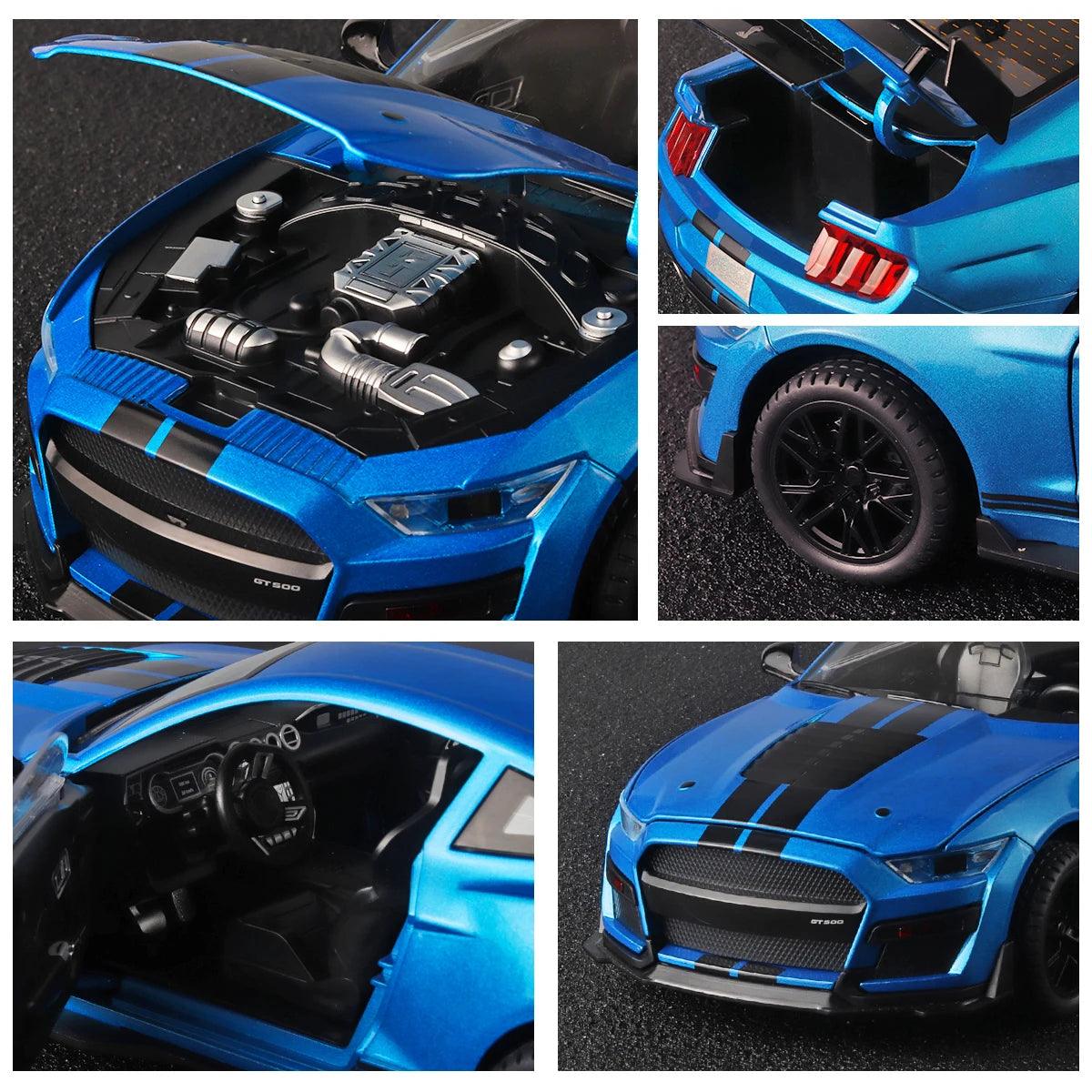 Miniatura Carro Ford Mustang GT500, Escala 1:18