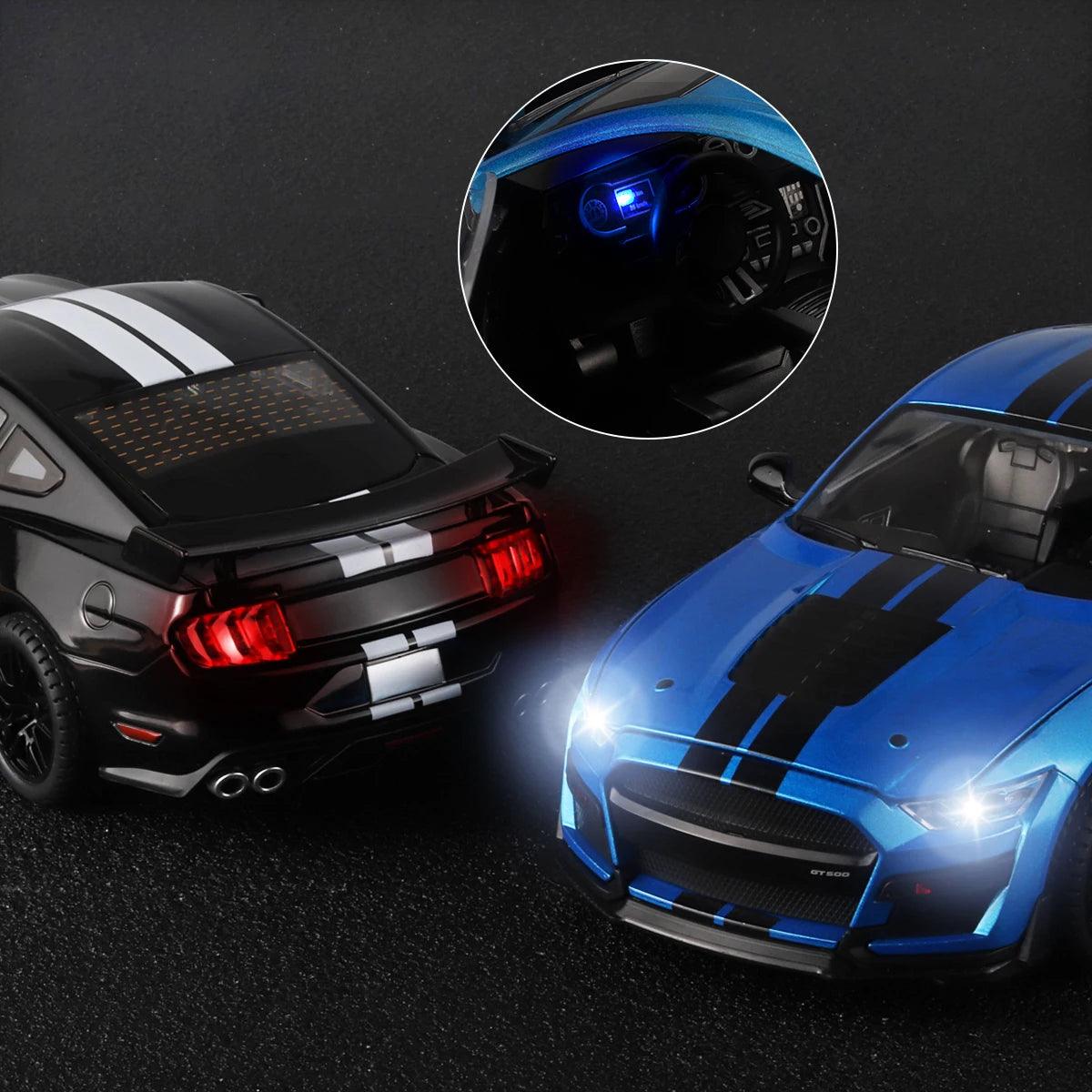 Miniatura Carro Ford Mustang GT500, Escala 1:18