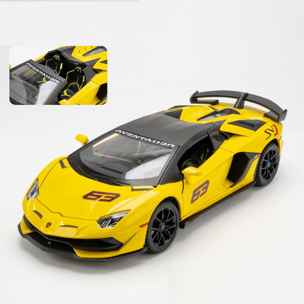 Miniatura Carro Lamborghini Aventador SVJ 63, Escala 1:24