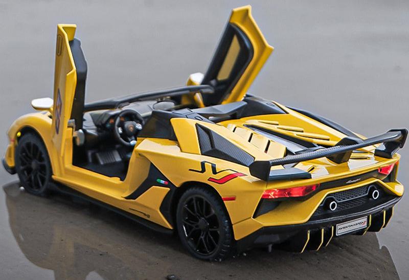 Miniatura Carro Lamborghini Aventador SVJ 63, Escala 1:24