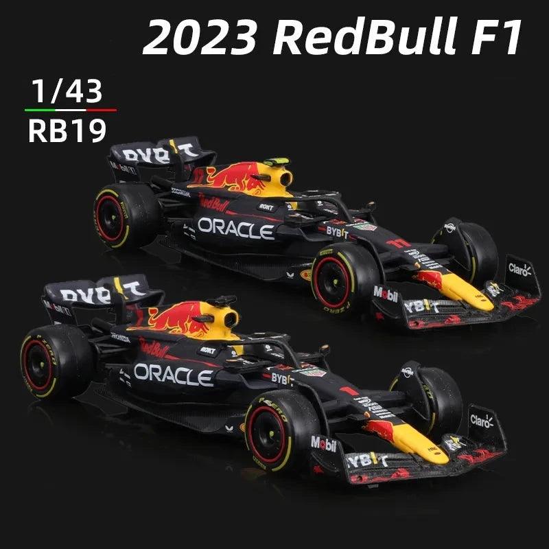 Miniatura Fórmula 1 Red Bull, Modelo 2023, Escala 1:43, #1 Verstappen, #11 Perez