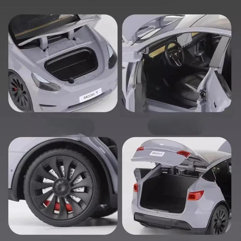 Miniatura Tesla Model Y, Escala 1:24