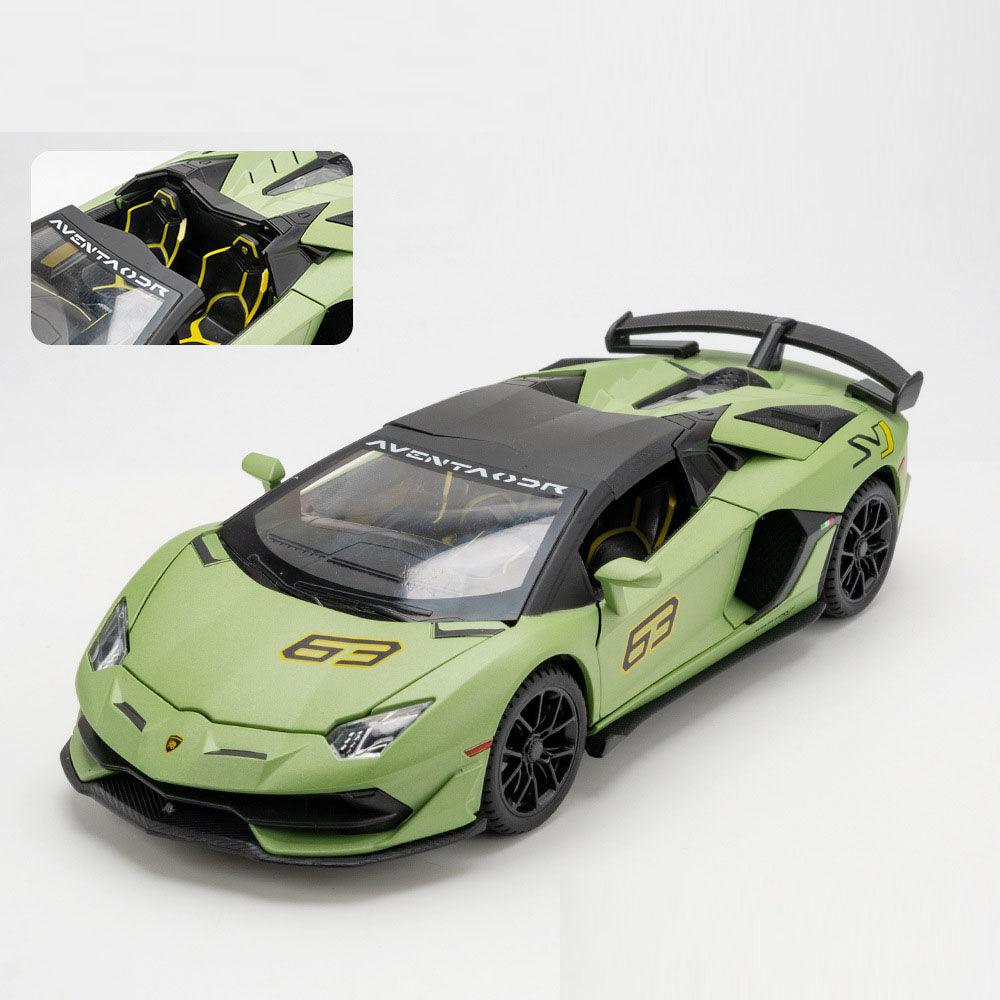 Miniatura Carro Lamborghini Aventador SVJ 63, Escala 1:24