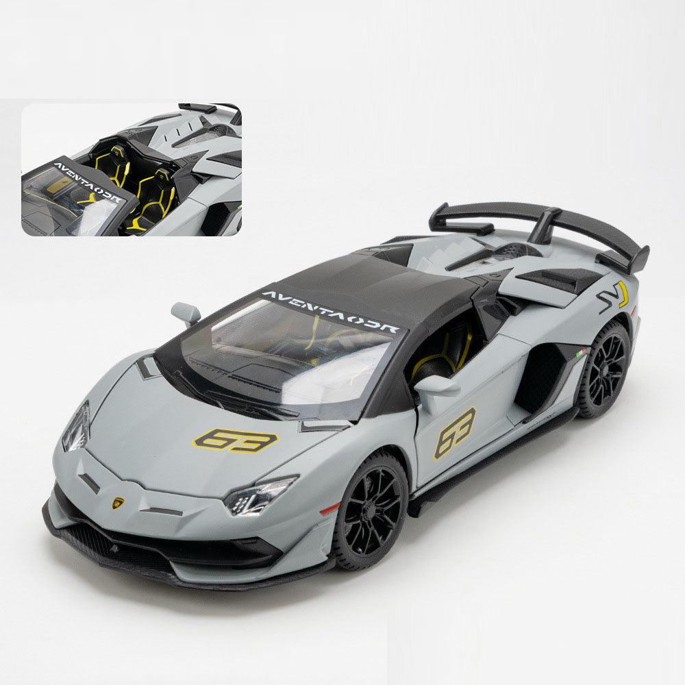 Miniatura Carro Lamborghini Aventador SVJ 63, Escala 1:24