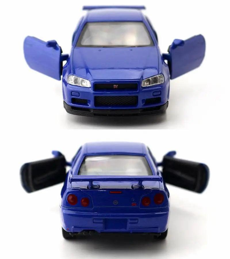 Miniatura Nissan Skyline GTR R34, Escala 1/36