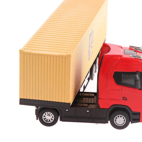 Miniatura Caminhão Scania com Container Escala 1:36