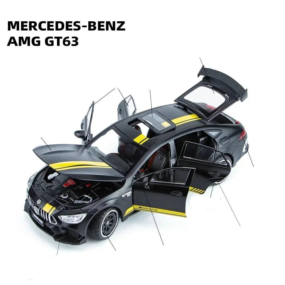 Miniatura Mercedes Benz AMG GT63, Escala 1:24 - Edição Limitada