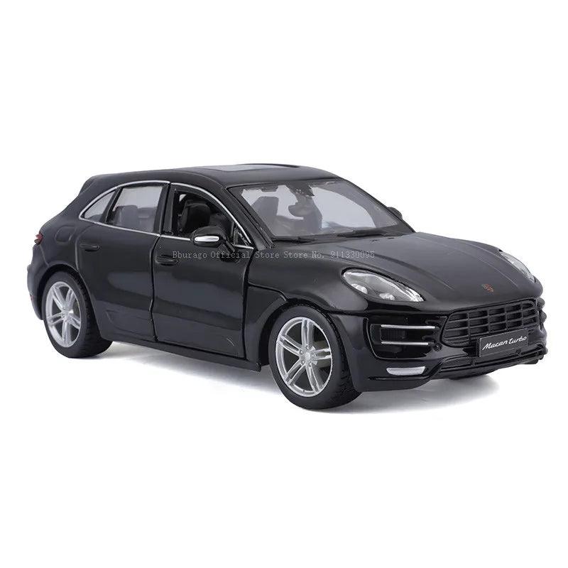 Miniatura Porsche Macan, Escala 1:24, Feito em Metal