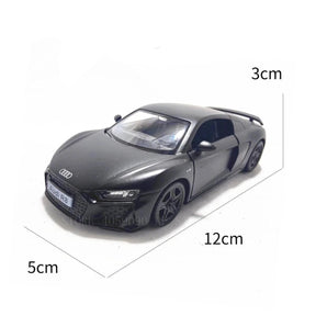 Miniatura Carro Audi R8 V10 Coupe, Escala 1:36, Metal Edição Limitada