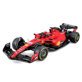 Miniatura F1 Ferrari 2023 SF23, Escala 1:43, # 16 Lecler # 55 Sainz Jr