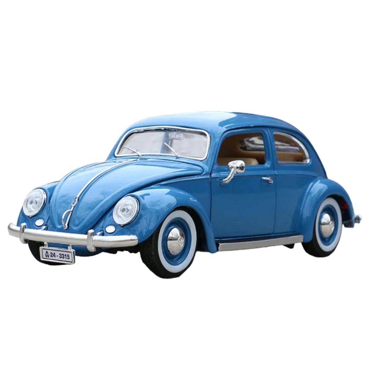 Miniatura Volkswagen Fusca 1955 Clássico, Escala 1:18 - Edição Limitada