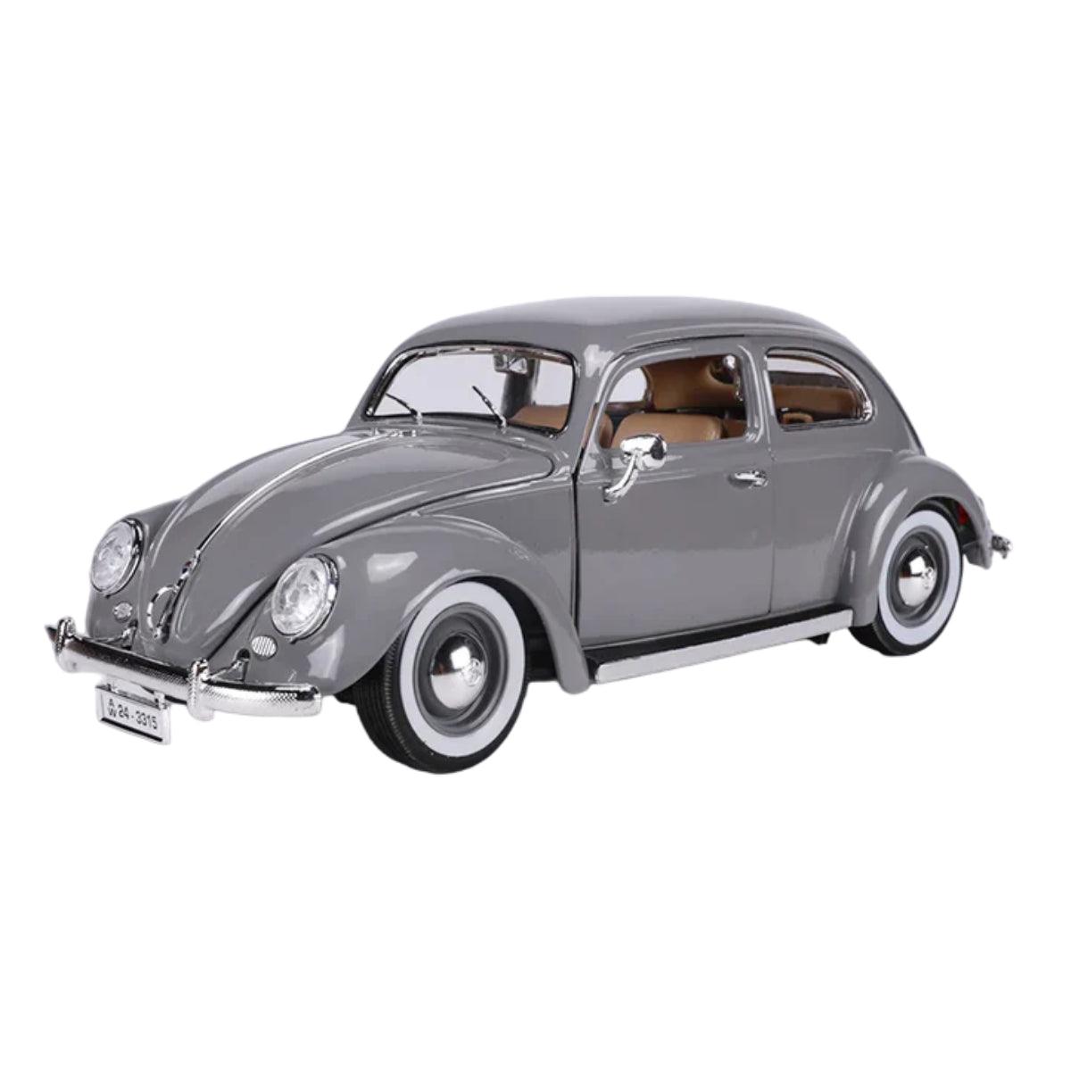 Miniatura Volkswagen Fusca 1955 Clássico, Escala 1:18 - Edição Limitada